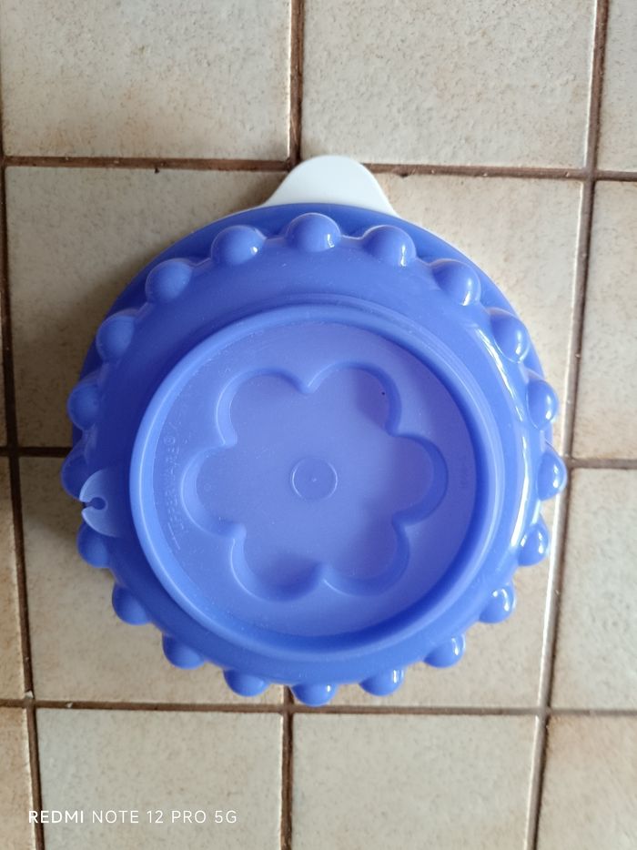 Moule à charlotte Tupperware neuf bleu/violet - photo numéro 3