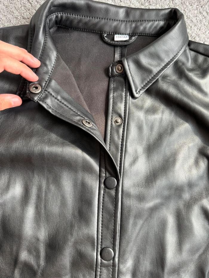 Veste longue similicuir (14 ans ) - photo numéro 5