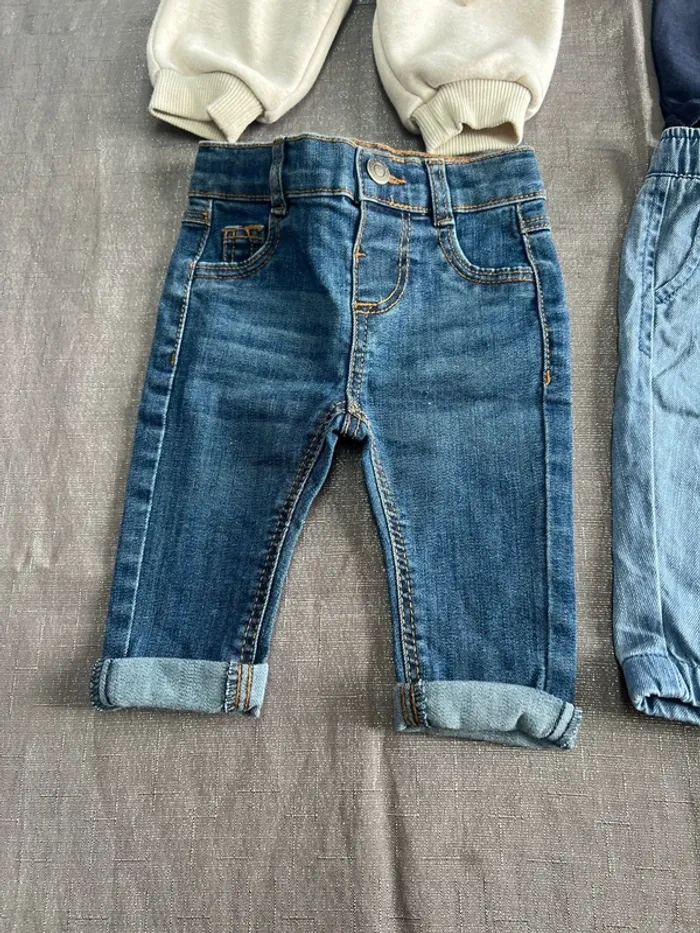 Lot 4 pantalons taille 3 mois - photo numéro 3