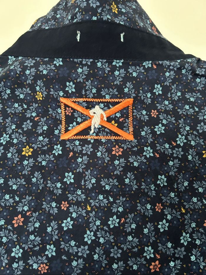 Chemise manches longues bleu marine motif liberty Ruckfield 2XL - photo numéro 5