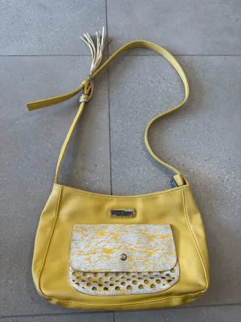 Sac à bandoulière les tropéziennes, usé, 27x22cm