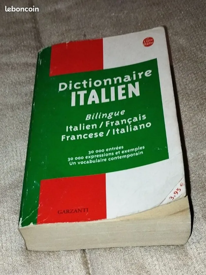 Dictionnaire bilingue francais italien - photo numéro 9