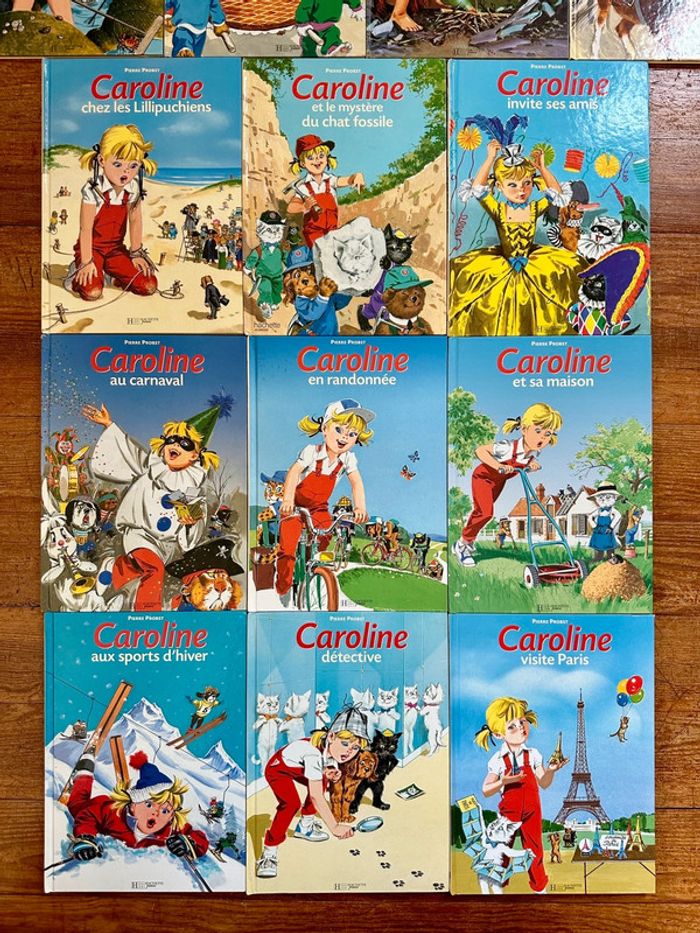 Lot exceptionnel de 17 livres Caroline très bon état albums bd Hachette - photo numéro 2