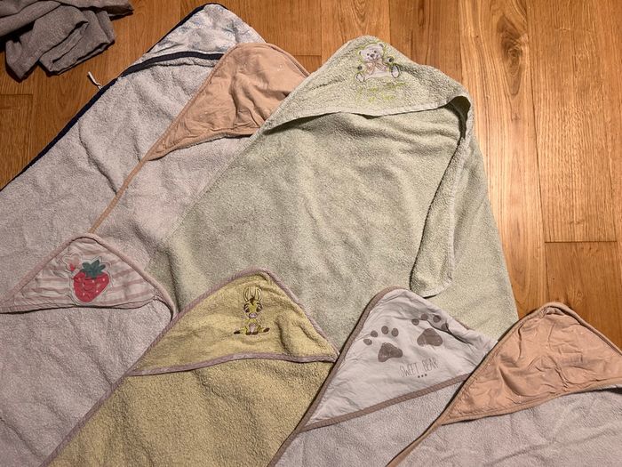7 Capes de bain bébé