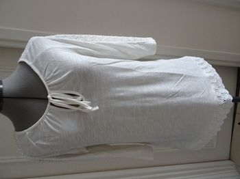 Tunique blanche CAMAIEU taille 38