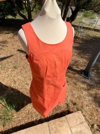 Belle, robe, TBS, orange, 40