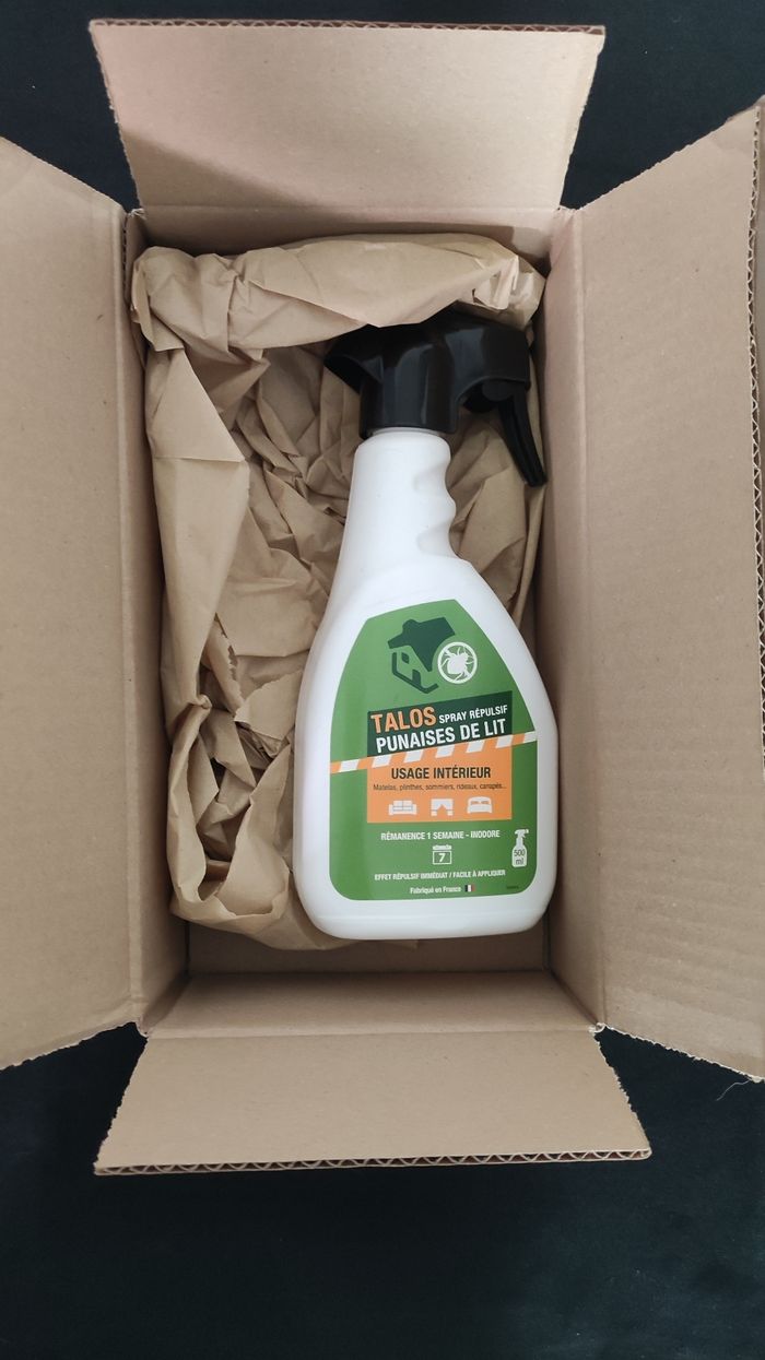 Talos spray répulsif anti punaise de lit