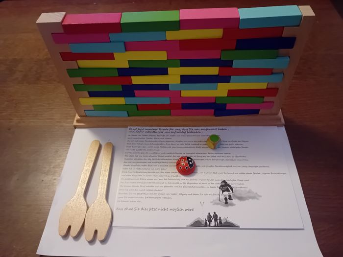 Jeu de briques en bois neuf - photo numéro 2