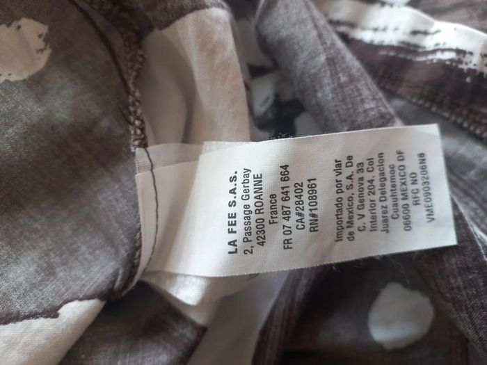 Robe marron motif blanc - photo numéro 10