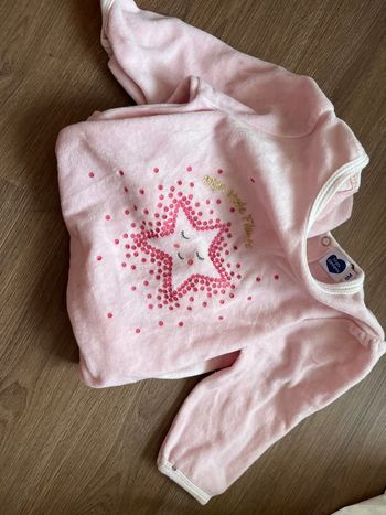 Body 9 mois velours mot d’enfant