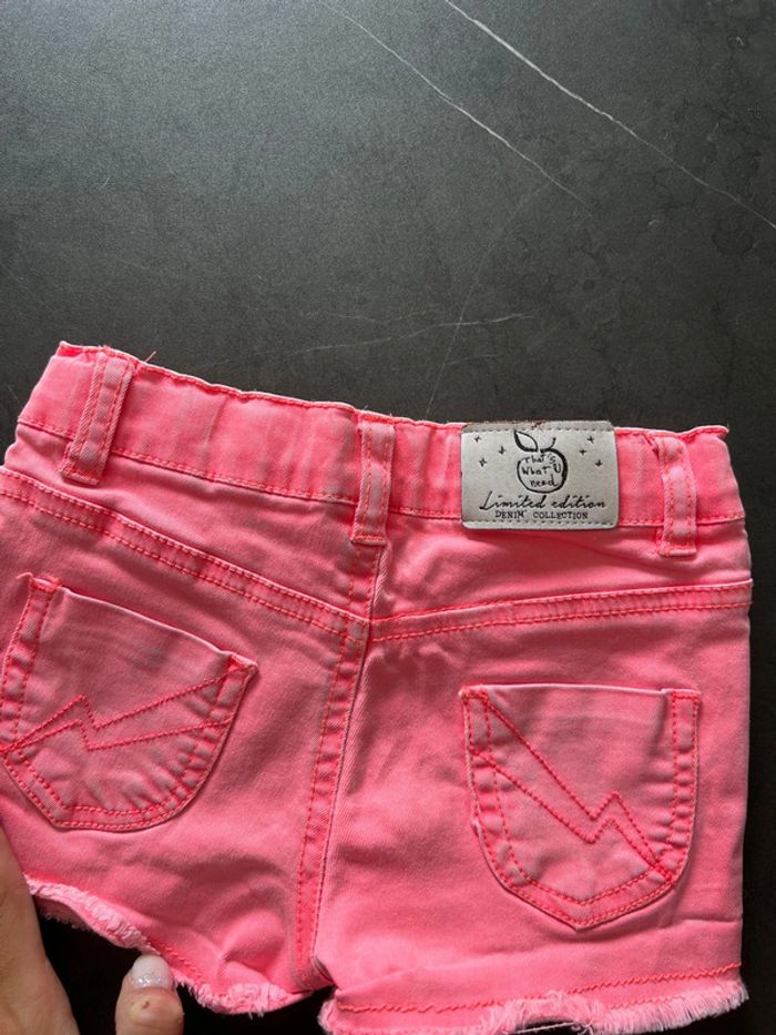 Short rose fluo 3 Pommes - photo numéro 5