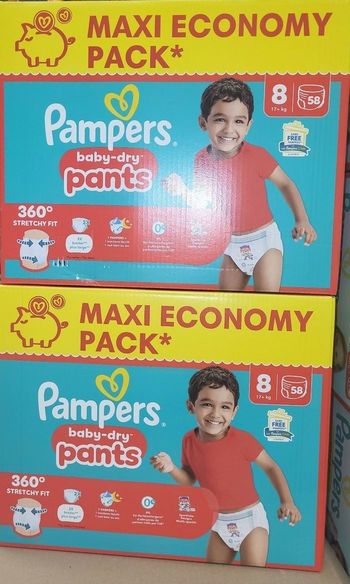Couches pampers baby-dry pants T8