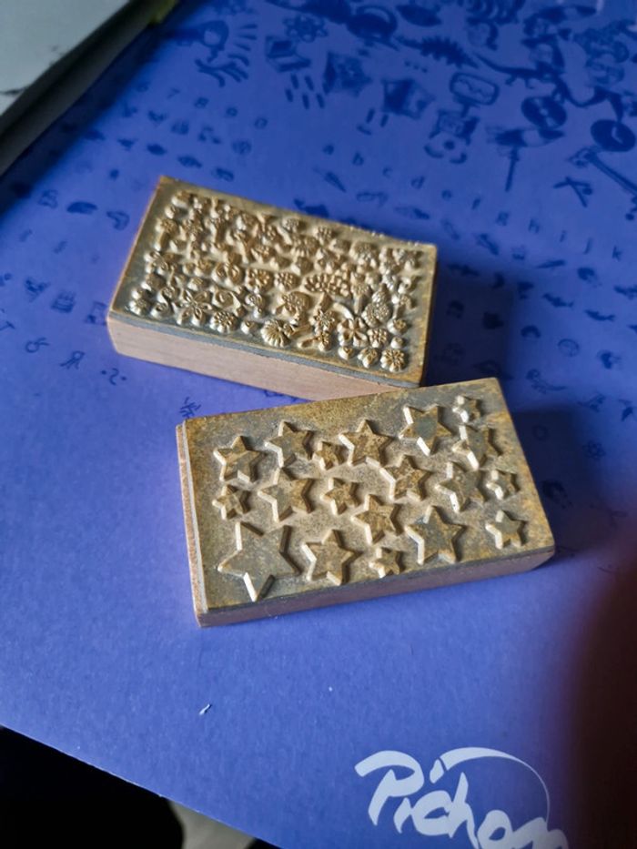 Lot de deux tampons encreur - photo numéro 2