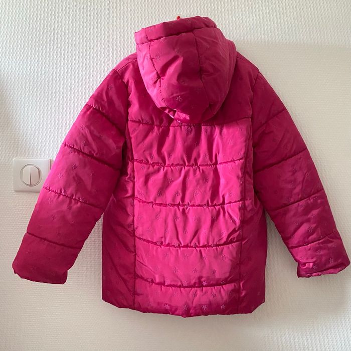 Manteau étoiles rose - taille 08 ans - photo numéro 2