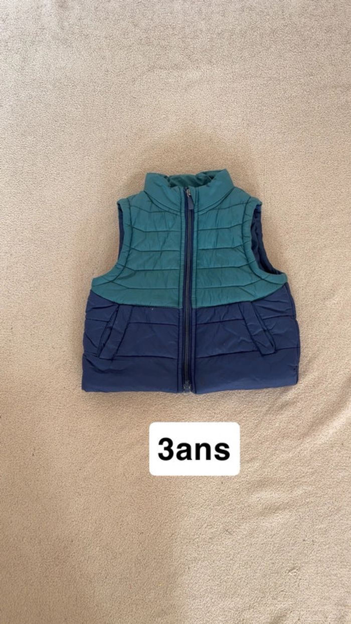 Doudoune sans manche 3ans