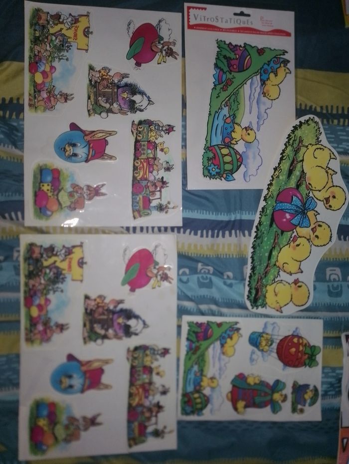 Stickers de Pâques, set de table x6 - photo numéro 10