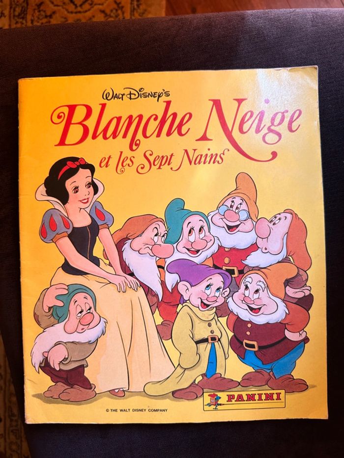 Album images Panini complet Walt Disney Blanche Neige Snow White stickers