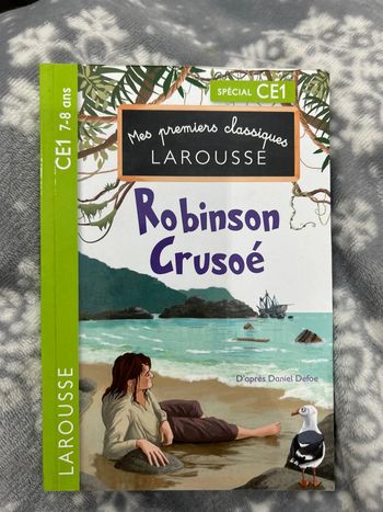 Livre Robinson Crusoé 7/8 ans