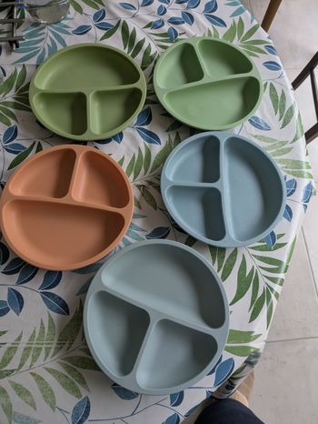 Assiettes compartiments