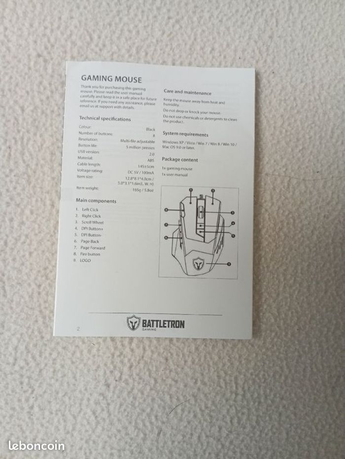 souris gamer professionnel - photo numéro 6
