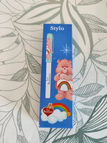 Stylo Bisounours couleur bleu Grosfarceur