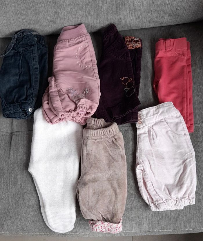 Lot 8 pantalons