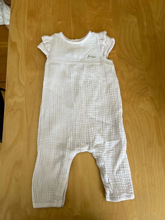 Combinaison gaze de coton