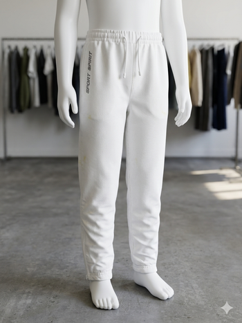 Pantalon de survètement blanc Taille 140-30-XXS Mixte Sport spirit
