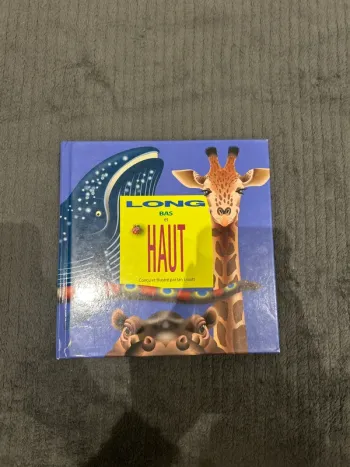 Livre enfant « long bas et haut »