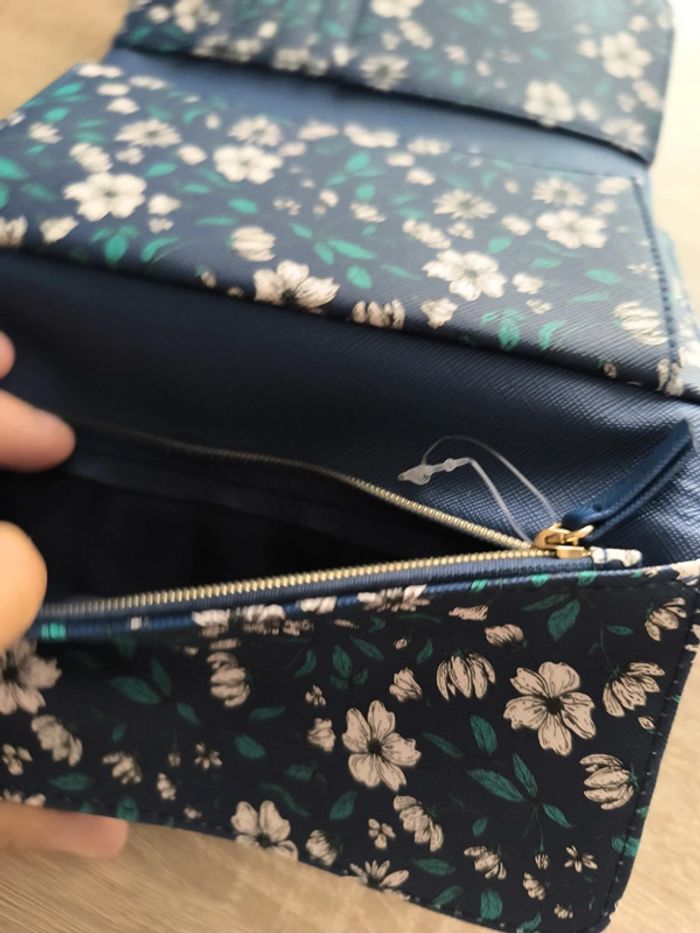 Portefeuille lulu castagnette fleuri - photo numéro 7