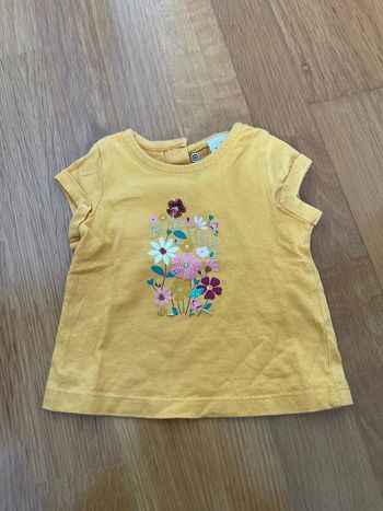 T-shirt fille neuf Tape à l’Oeil taille 3 mois