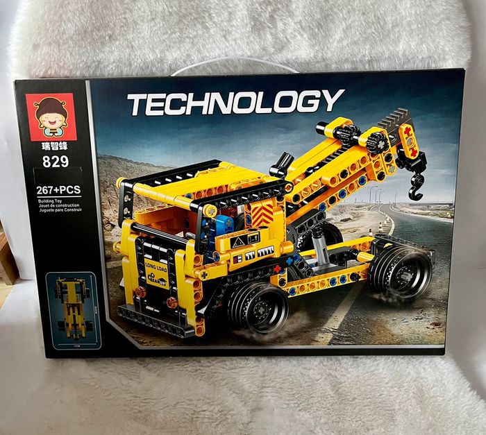 Jeu de construction camion de remorquage Technology