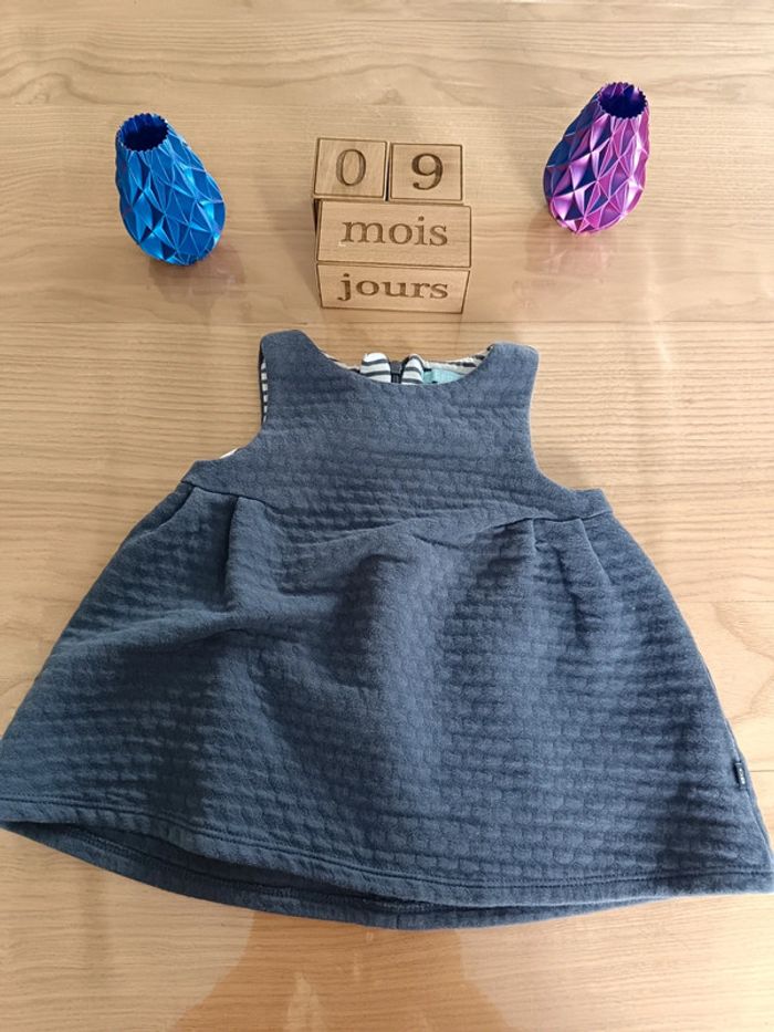 Robe marine obaibi 9 mois