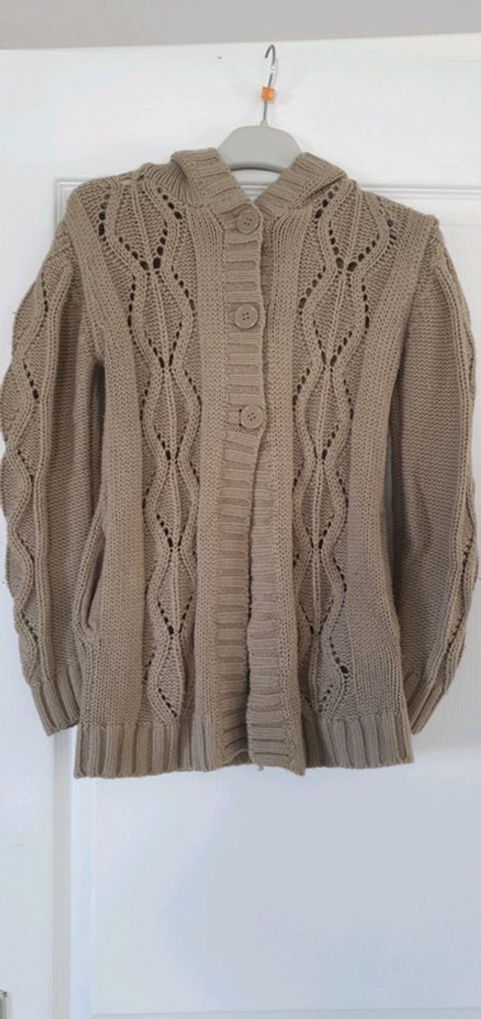 Gilet fille à capuche 8 ans CHLA - photo numéro 2