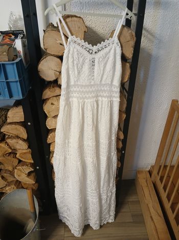 ROBE LONGUE D ETE BLANCHE MOSCOVA
