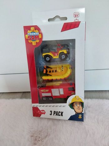 Pack de 3 véhicules miniatures Sam le Pompier