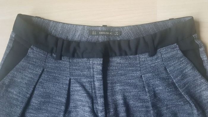 Pantalon femme Zara, gris et noir, taille: M