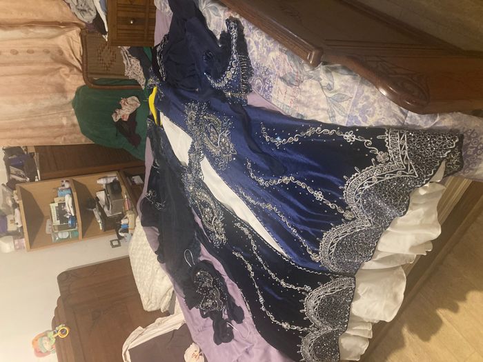 ROBE DE SOIREE / HENNE BLEU ROI - photo numéro 2