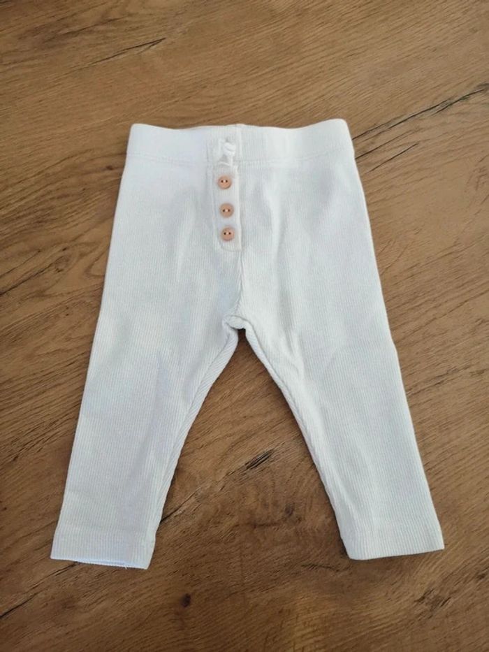 Legging blanc kiabi 6 mois