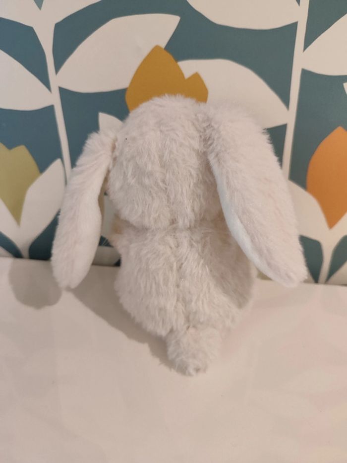 Peluche doudou lapin jemini - photo numéro 3