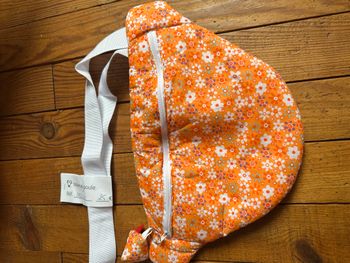 Sac banane upcyclé tissu rétro #SEV20