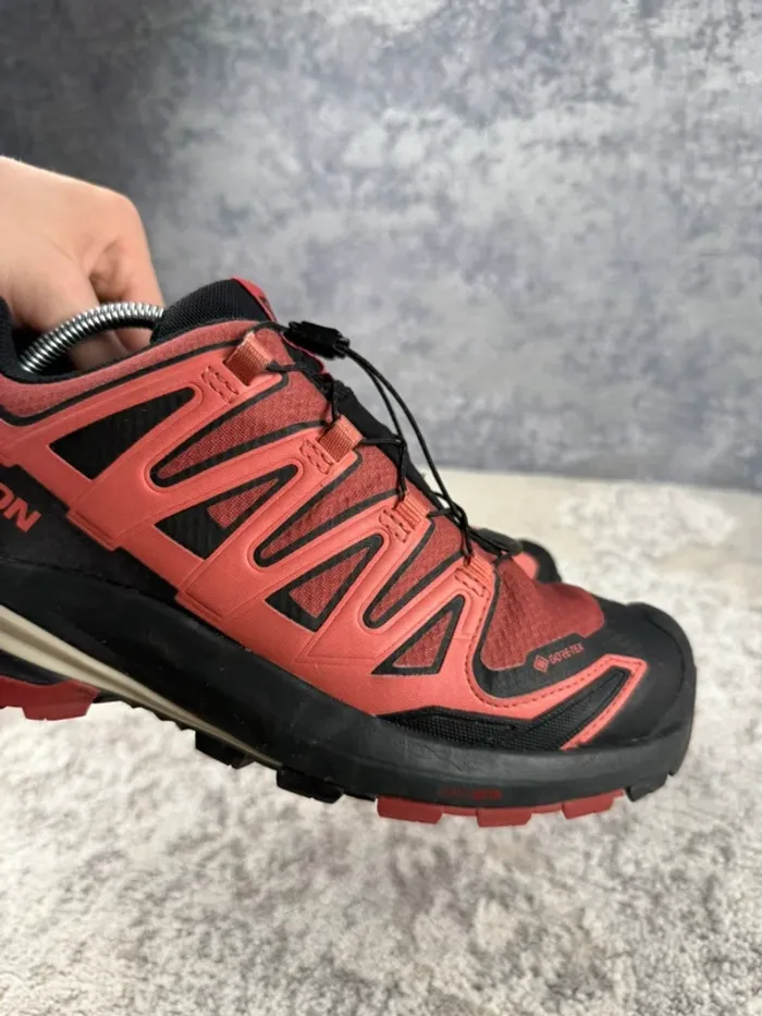 Salomon XA Pro 3D V9 Gore-Tex - Black & Beige & Corail - photo numéro 13