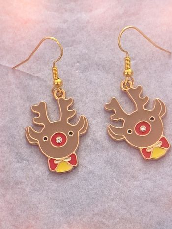 Boucle d'oreille Noël