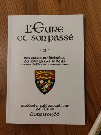 livre ancien L'eure et son passé