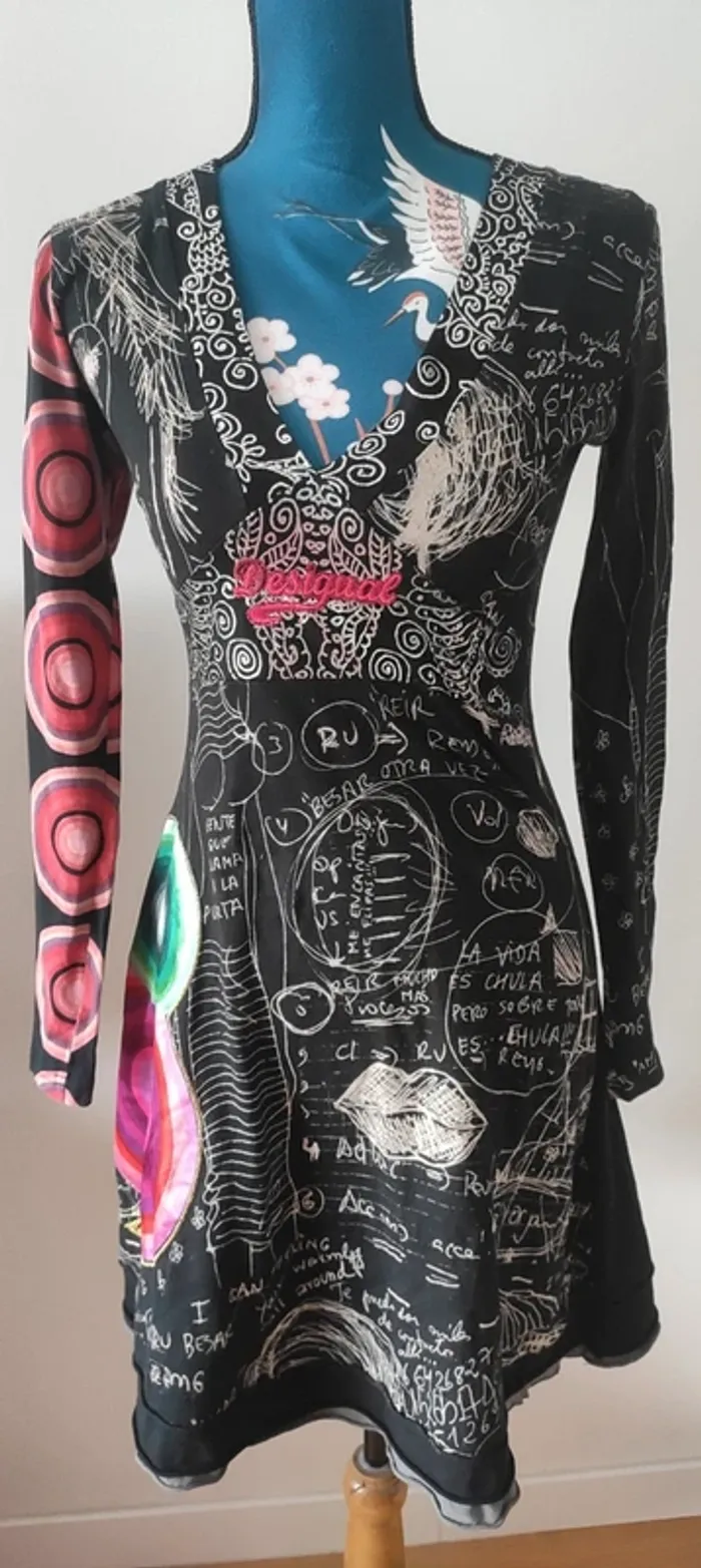 Robe Desigual détails argentés