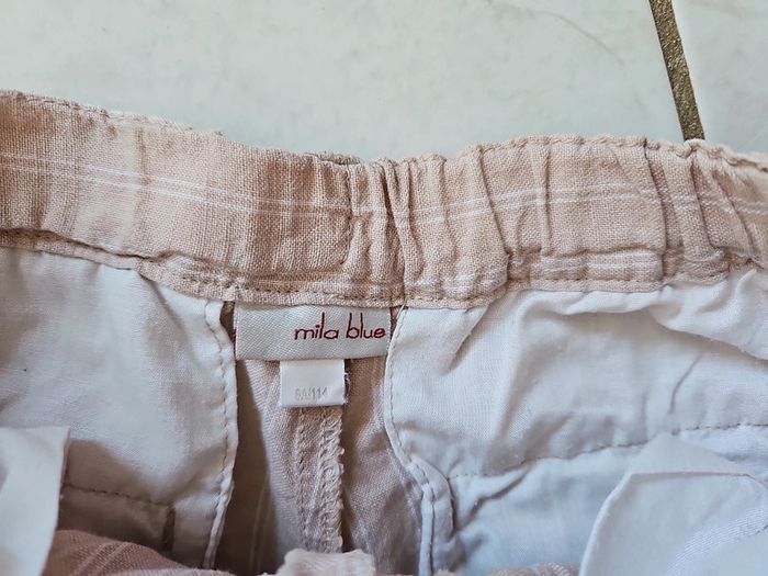 Bermuda garçon lin 6 ans vet2 - photo numéro 7