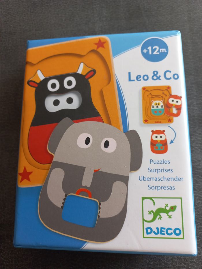 Jeu Leo & co 1an djeco puzzle