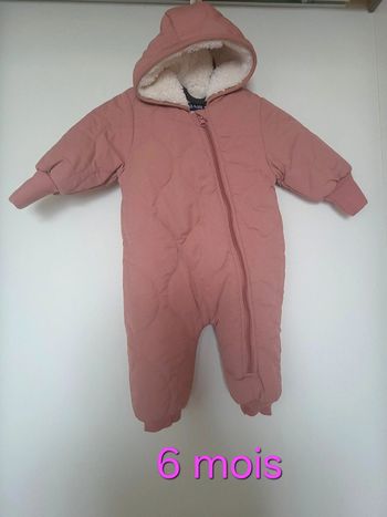 Combipilote rose sans pied 6 mois