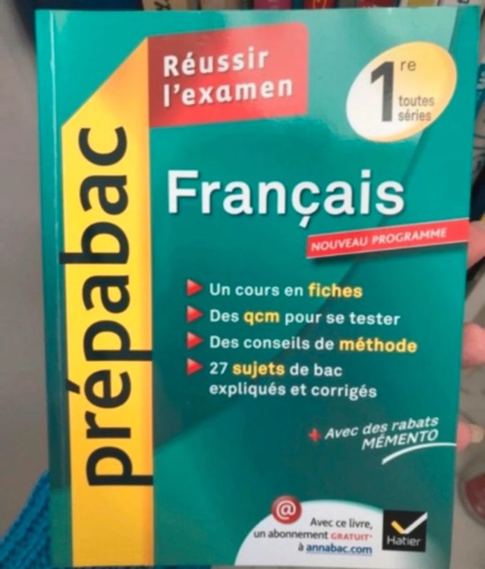 Prépa bac français 1ere