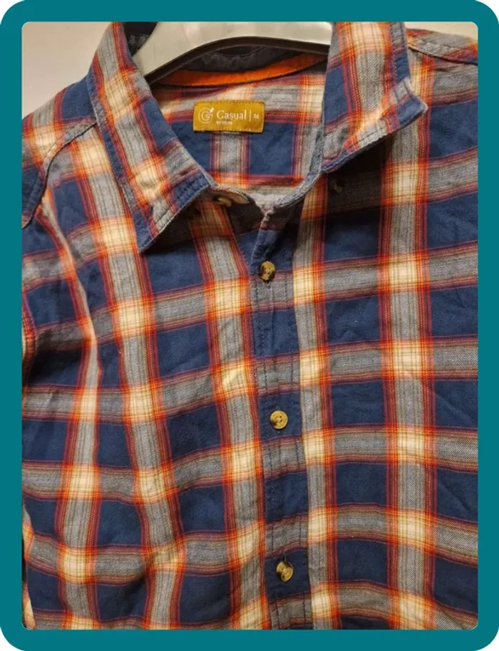 Chemise à carreaux homme - photo numéro 2